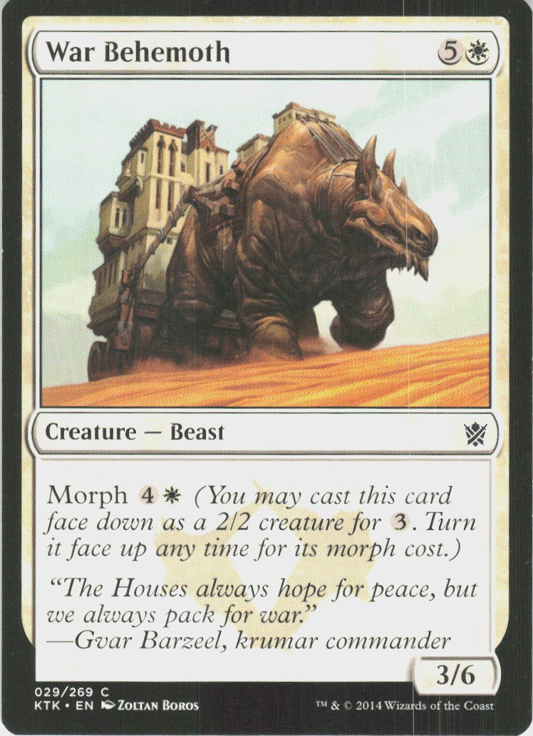 War Behemoth #29