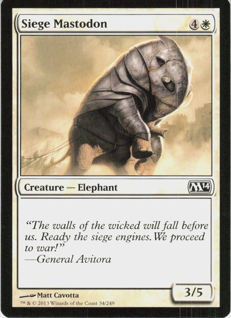 Siege Mastodon #34