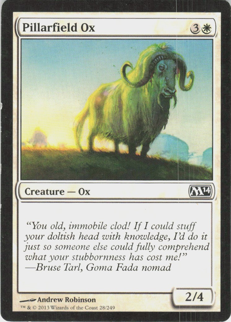 Pillarfield Ox #28