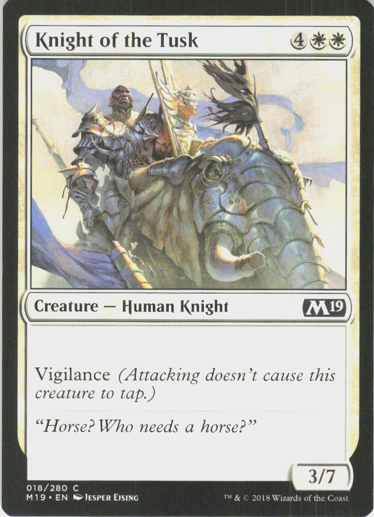 Knight of the Tusk #18
