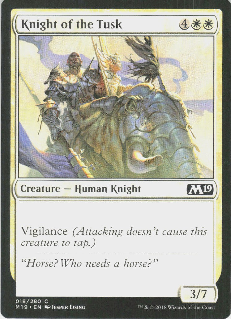 Knight of the Tusk #18