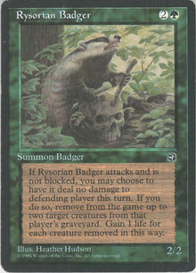 Rysorian Badger #96