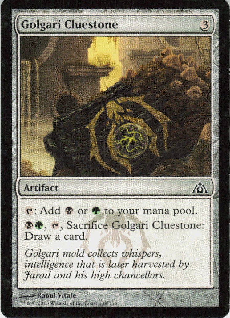 Golgari Cluestone #139