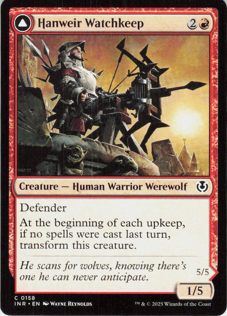 Hanweir Watchkeep // Bane of Hanweir #158