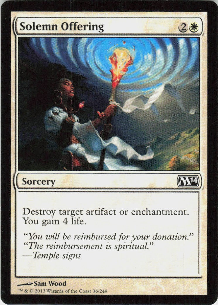Solemn Offering #36