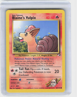Blaine's Vulpix #65