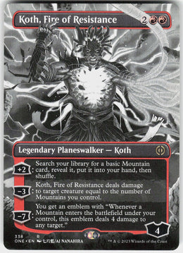 Koth, Fire of Resistance #338 NM