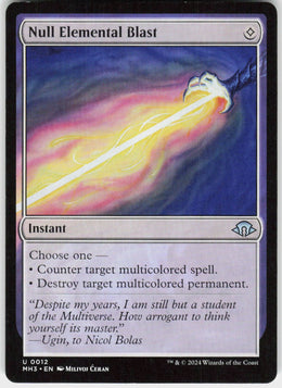 Null Elemental Blast #12 NM