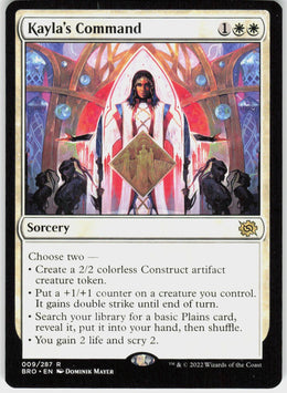 Kayla's Command #9 NM