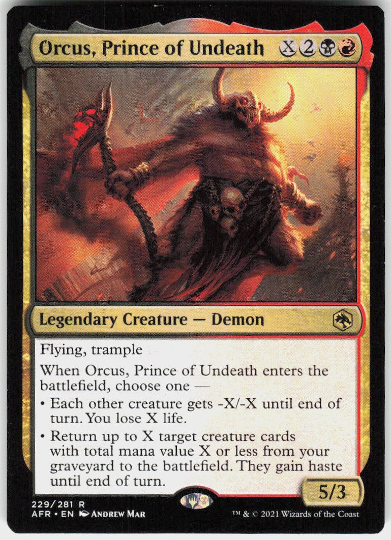 Orcus, Prince of Undeath #229 NM