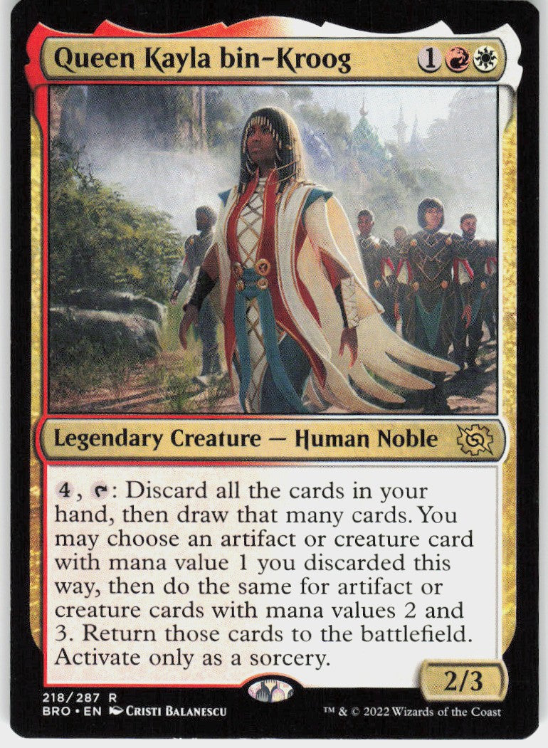 Queen Kayla bin-Kroog #218 NM