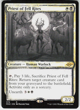 Priest of Fell Rites #372 NM