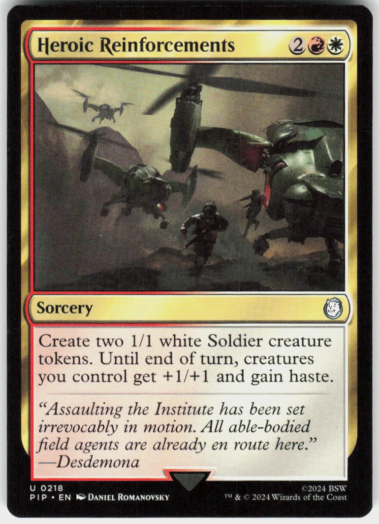 Heroic Reinforcements #218 NM
