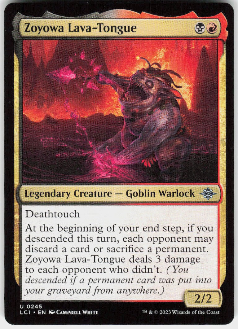 Zoyowa Lava-Tongue #245 NM