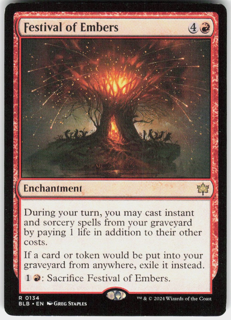 Festival of Embers #134 NM