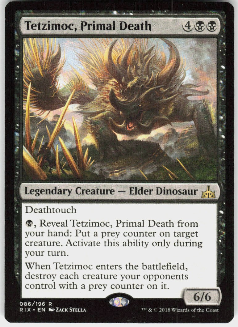 Tetzimoc, Primal Death #86 NM