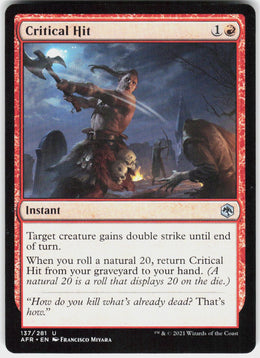 Critical Hit #137 NM