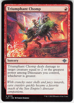 Triumphant Chomp #170 NM