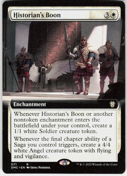 Historian's Boon #71 NM