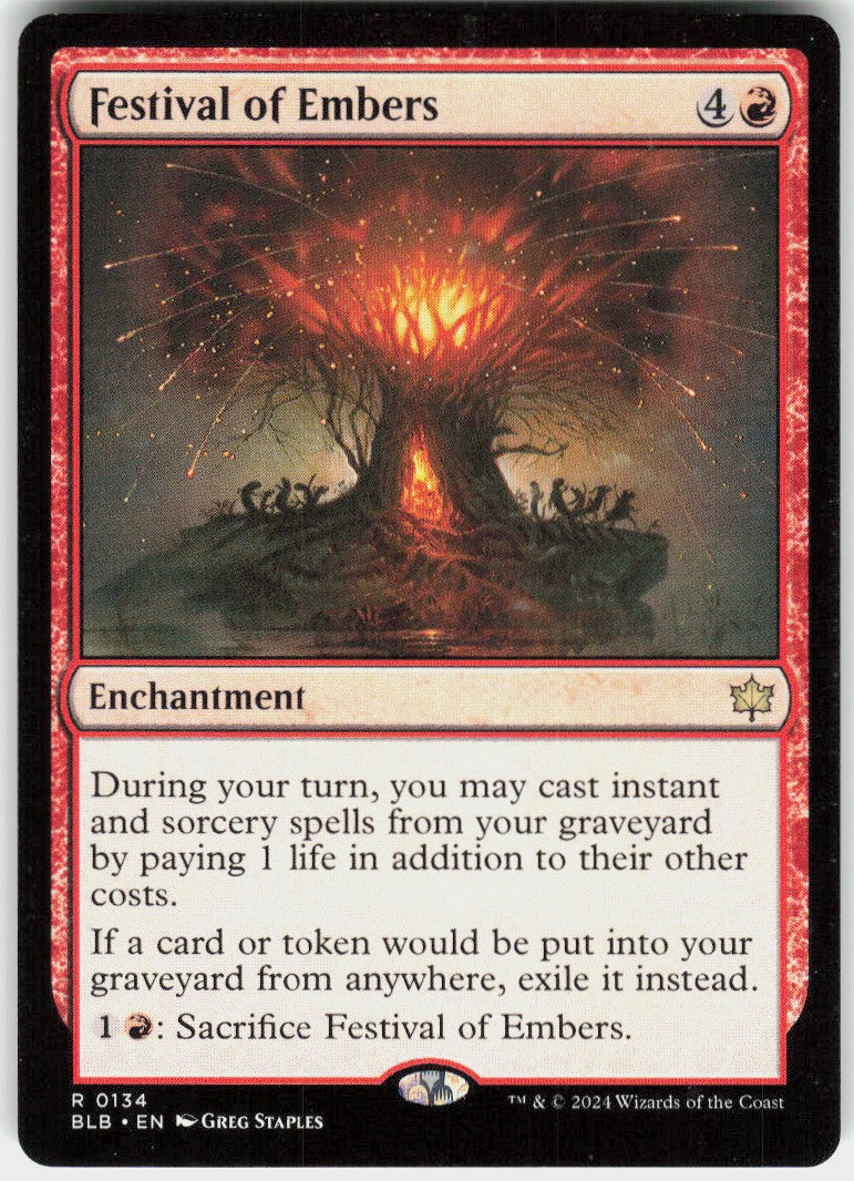 Festival of Embers #134 NM