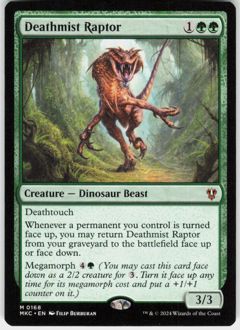 Deathmist Raptor #168 NM