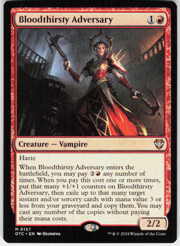 Bloodthirsty Adversary #157 NM