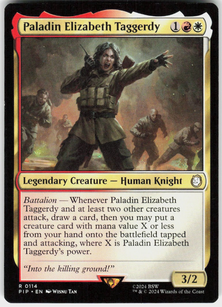 Paladin Elizabeth Taggerdy #114 NM