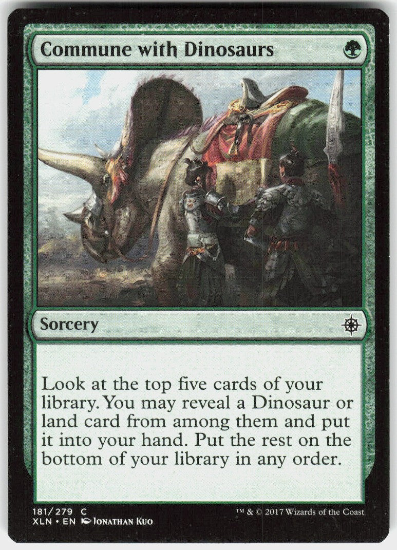 Commune with Dinosaurs #181 NM