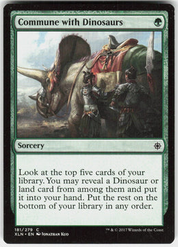 Commune with Dinosaurs #181 NM