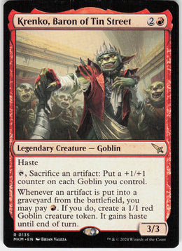 Krenko, Baron of Tin Street #135 NM