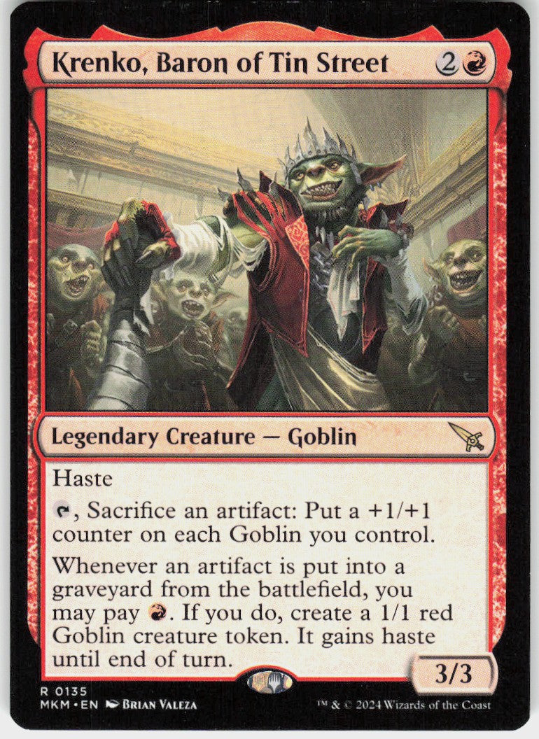 Krenko, Baron of Tin Street #135 NM