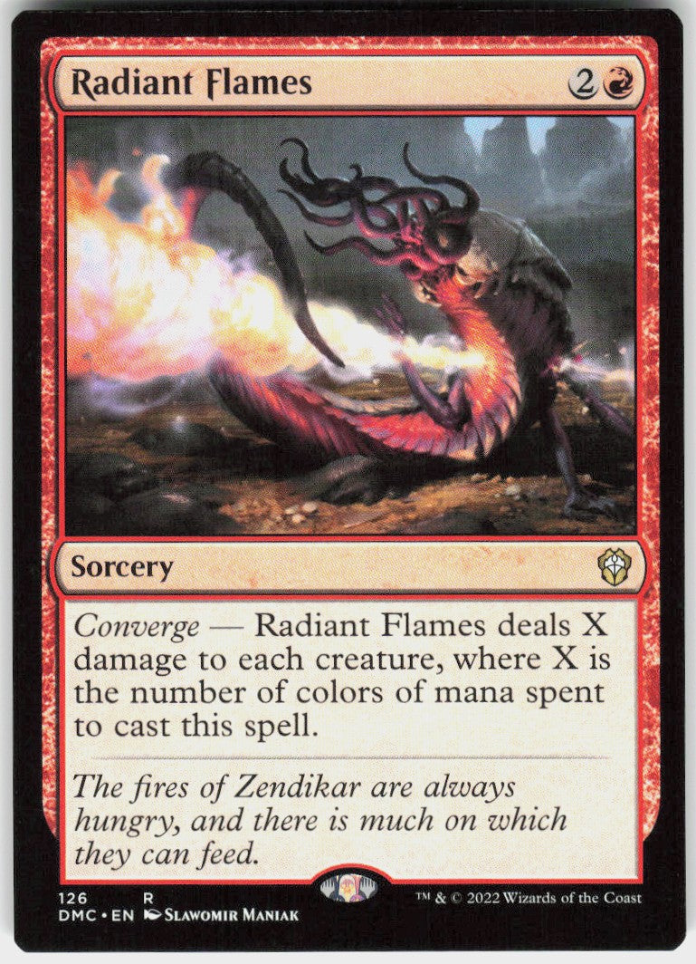 Radiant Flames #126 NM
