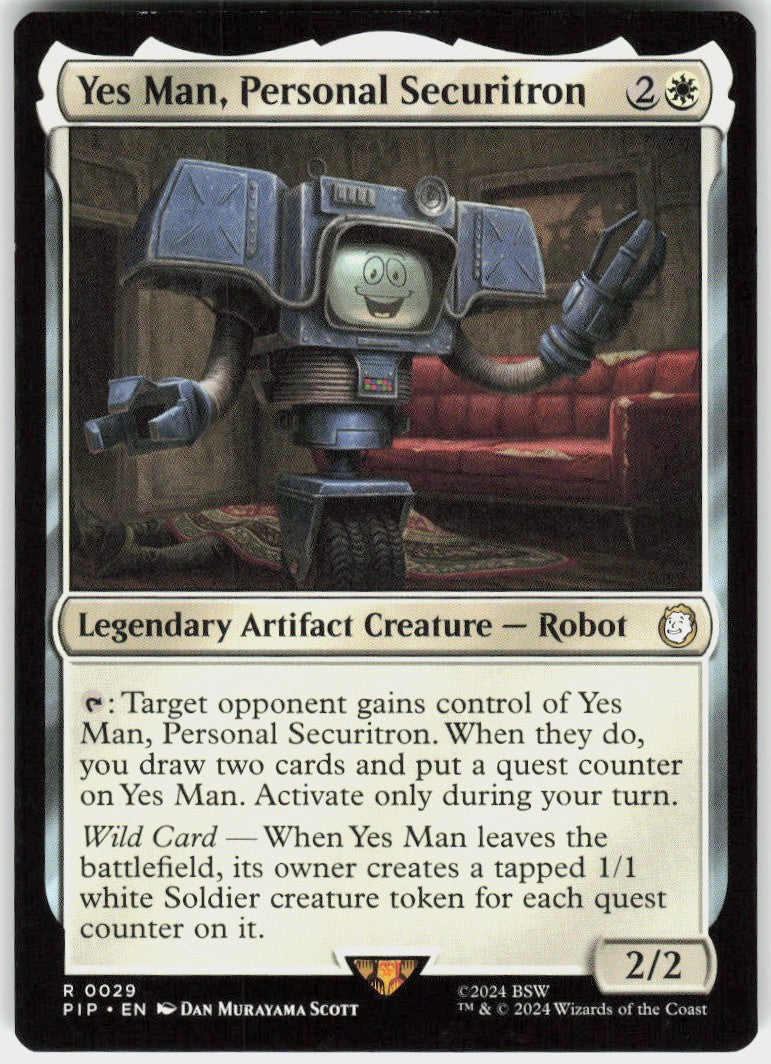 Yes Man, Personal Securitron #29 NM
