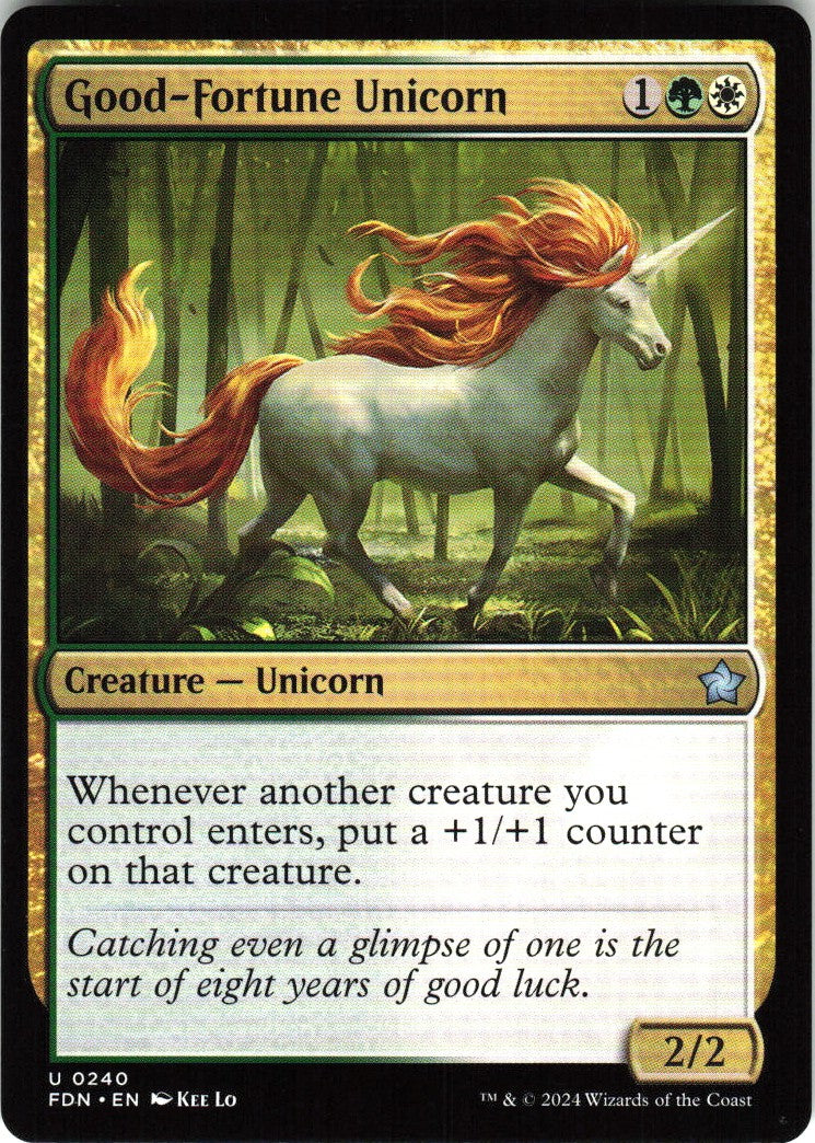 Good-Fortune Unicorn #240 NM