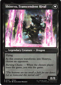 Zenos yae Galvus // Shinryu, Transcendent Rival #127 NM