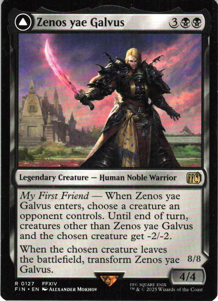 Zenos yae Galvus // Shinryu, Transcendent Rival #127 NM