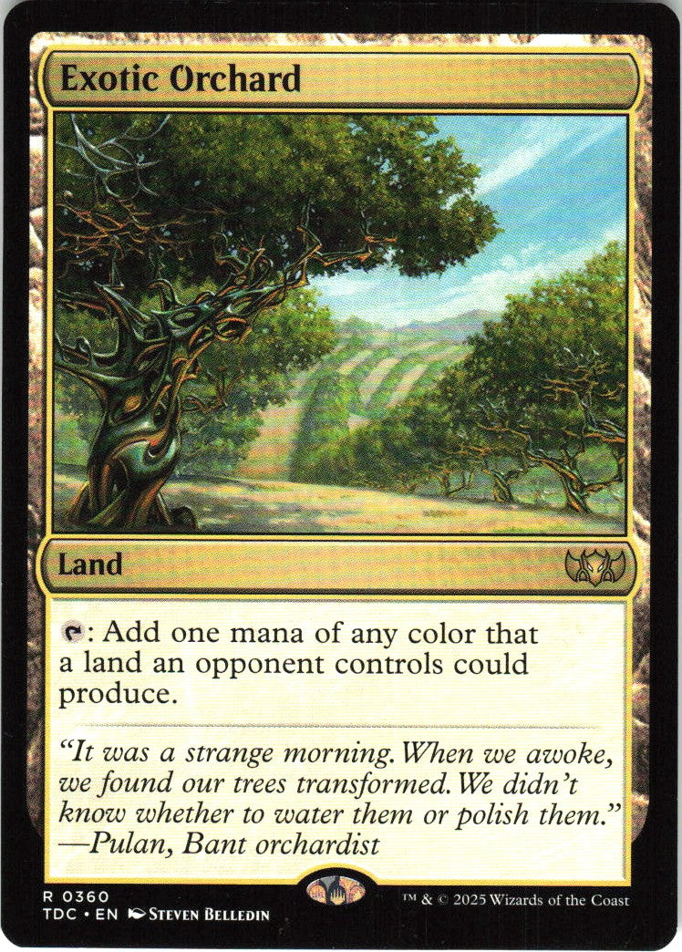 Exotic Orchard #360 NM