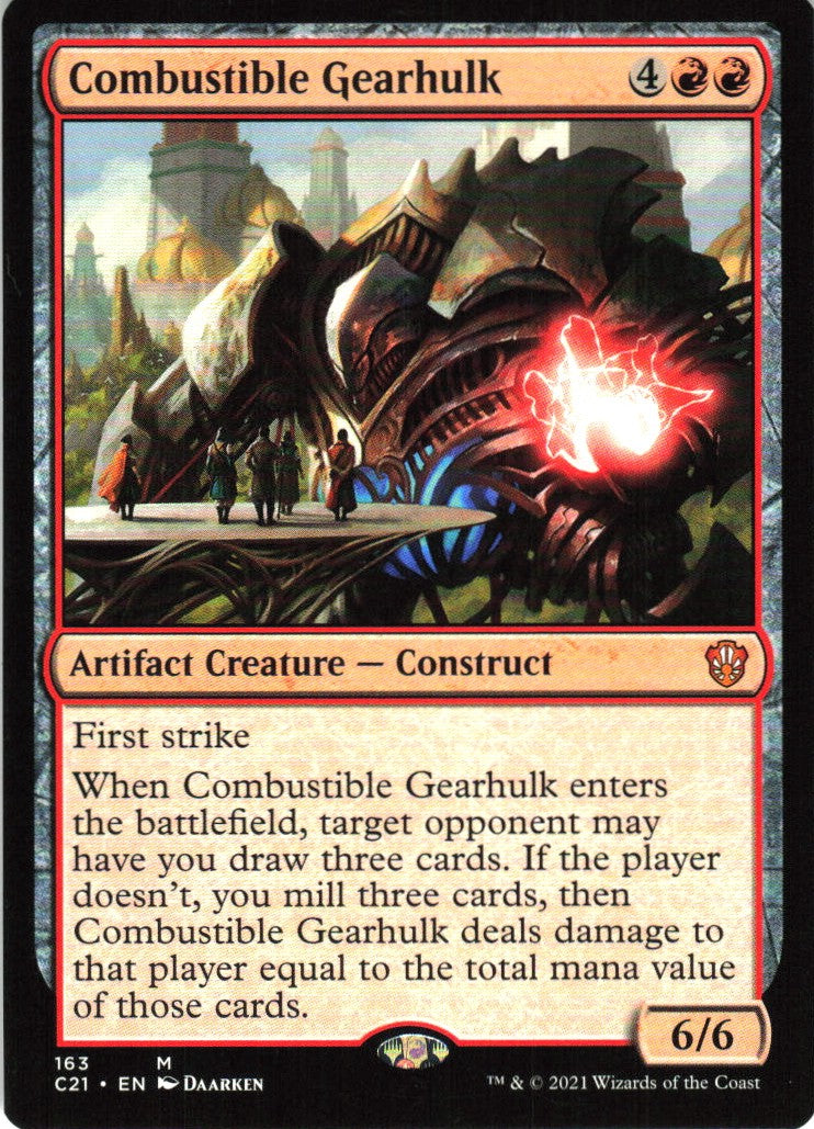 Combustible Gearhulk #163 NM