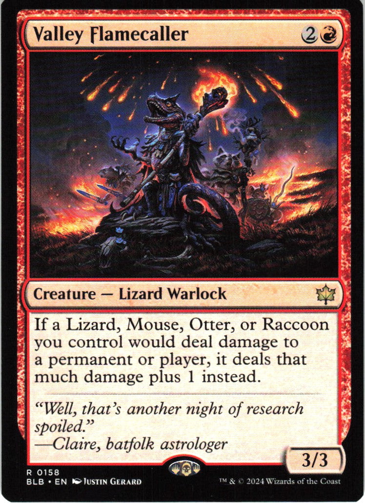 Valley Flamecaller #158 NM