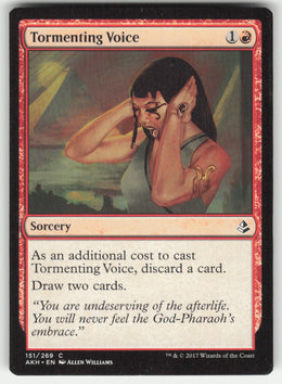 Tormenting Voice #151/269 Amonkhet MTG Non-Foil English