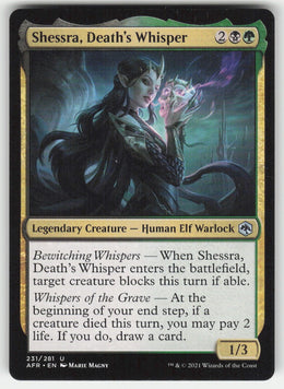 Shessra, Death's Whisper #231/281 AFR MTG Non-Foil English
