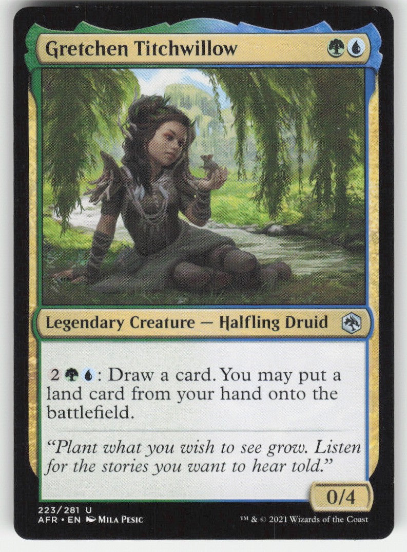 Gretchen Titchwillow #223/281 Adventures in the Forgotten Realms MTG Non-Foil