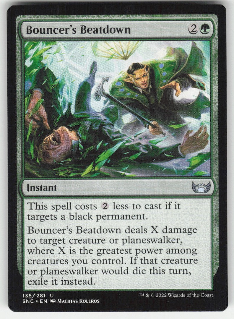 Bouncer's Beatdown #135/281 Streets of New Capenna MTG Non-Foil English