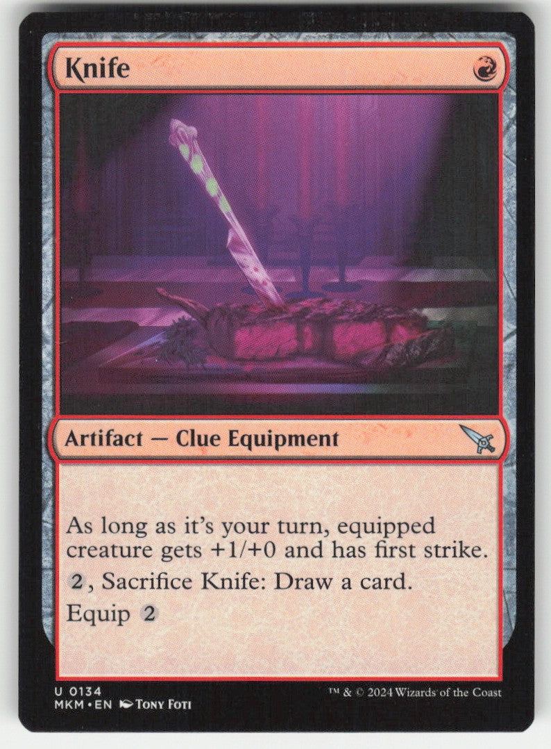 Knife #134 Murders at Karlov Manor MTG Non-Foil English