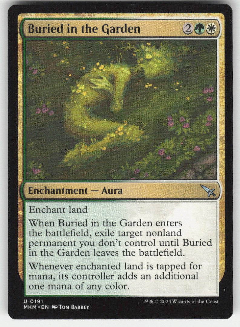 Buried in the Garden #191 Murders at Karlov Manor MTG Non-Foil English