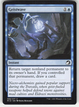 Geistwave #56/277 Innistrad: Midnight Hunt MTG Non-Foil English