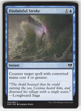 Disdainful Stroke #54/285 Kaldheim MTG Non-Foil English