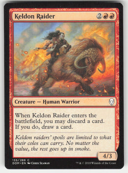 Keldon Raider #135/269 Dominaria MTG Non-Foil English