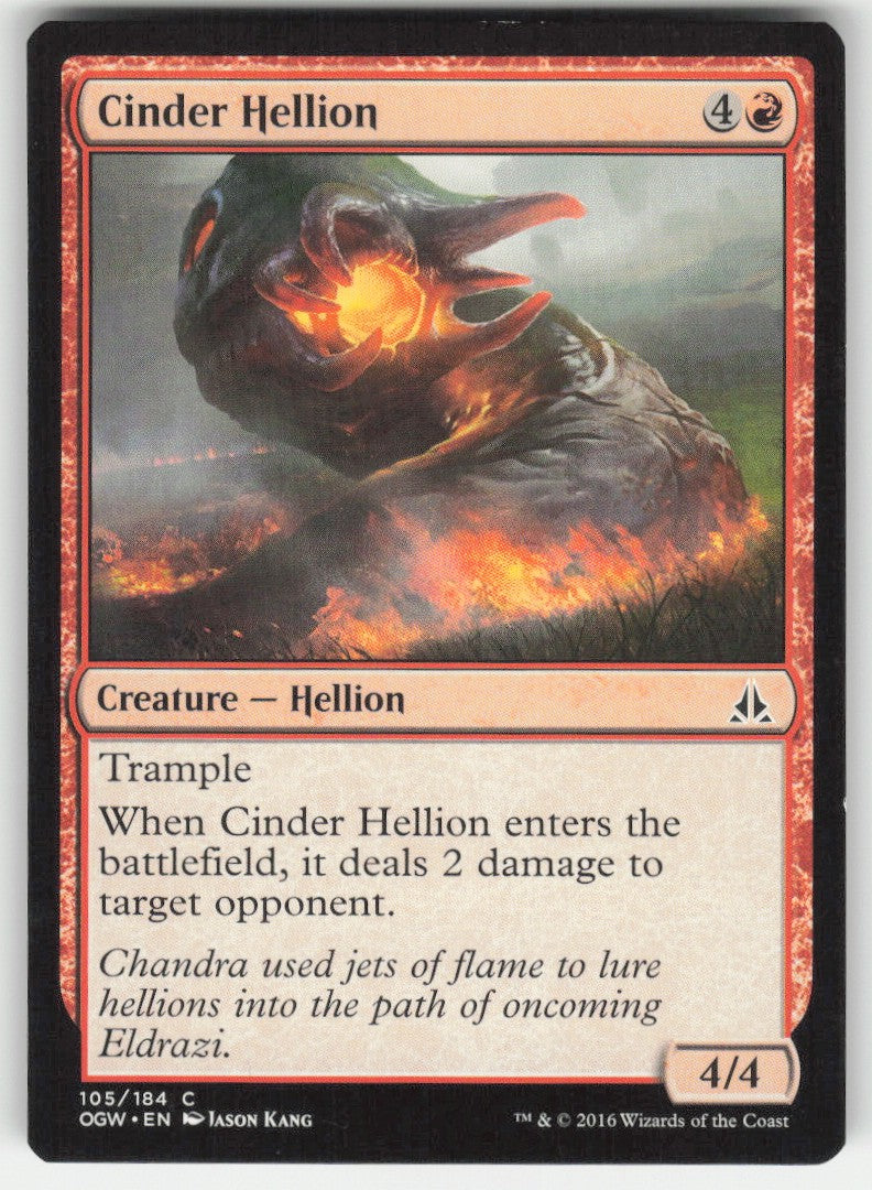 Cinder Hellion #105/184 Oath of the Gatewatch MTG Non-Foil English