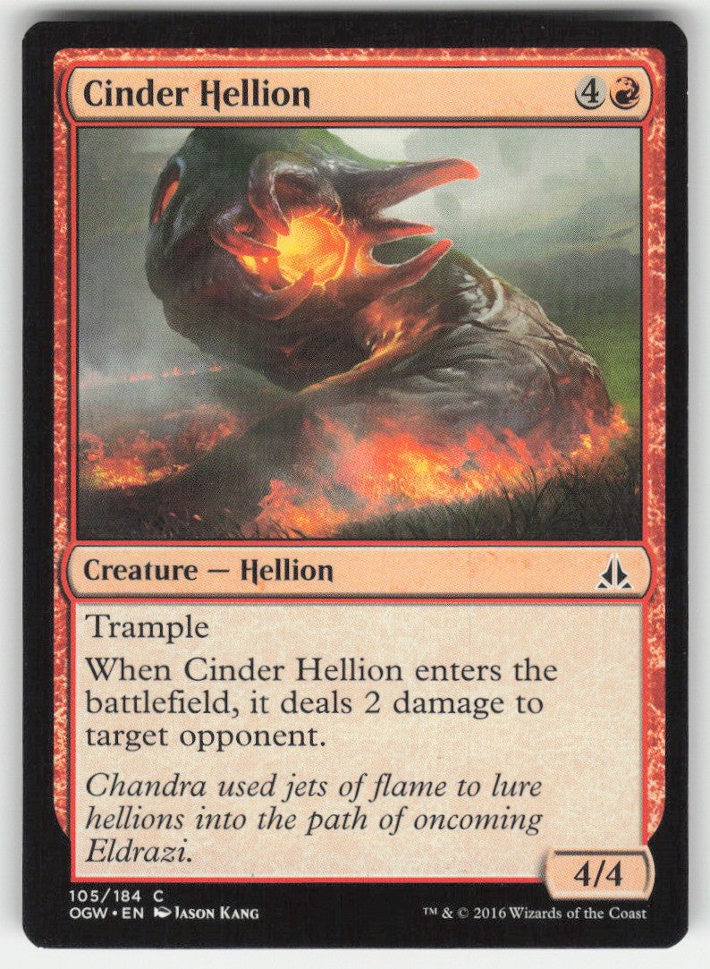 Cinder Hellion #105/184 Oath of the Gatewatch MTG Non-Foil English